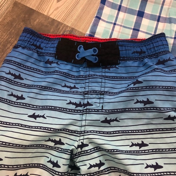 Boys Plaid Shirt and Bathing Suit‎ Bundle - Picture 3 of 10